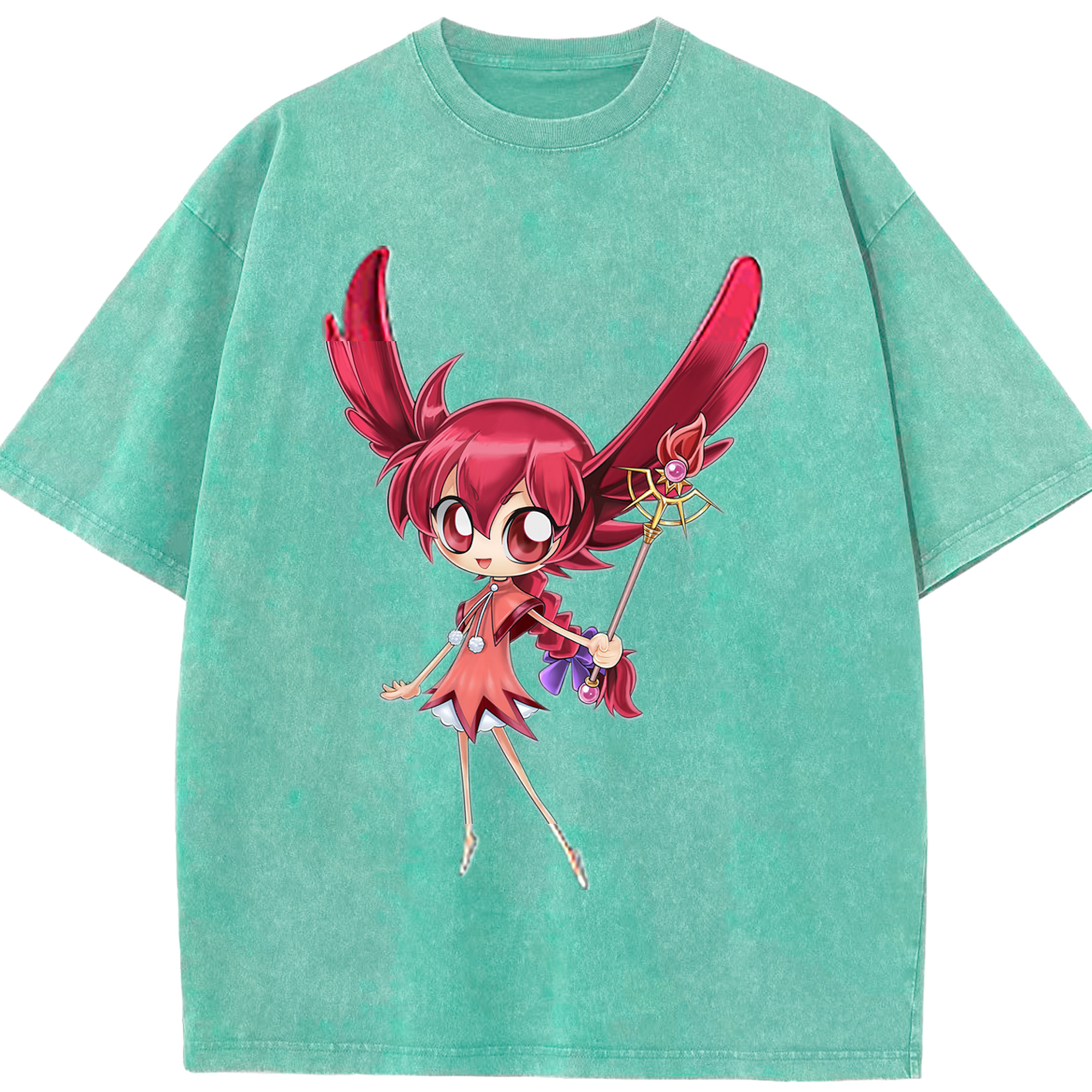 （画像用） 遊☆戯☆王 Yu-Gi-Oh! 綿100% ヴィンテージ風 半袖Tシャツ（フロントプリント）